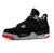 Tênis Air Jordan 4 Retro Bred Preto Vermelho na internet