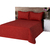 Cobre Leito Matelassado Classic Queen 03 Pçs Vermelho - comprar online