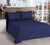 Cobre Leito Matelassado Casal Queen Classic 03 Pçs Azul