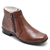 Botina Casual Conforto Couro Marrom - RT1600FLOCFE - comprar online