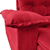 Sofá Retrátil e Reclinável Coliseu - Molas ensacadas - Espuma D33 - Fibra siliconada - Veludo Importado - Vermelho na internet