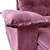 Imagem do Sofá Retrátil e Reclinável Coliseu - Molas ensacadas - Espuma D33 - Fibra siliconada - Veludo Importado - Rosê