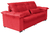 Sofá Retrátil e Reclinável 2,00m Roma - Veludo Importado - Espuma D33 Com Pillow Top - Vermelho na internet