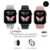 SMARTWATCH HW68 MINI + PRESENTES + 6X SEM JUROS