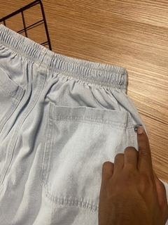 CALÇA JEANS RETA CRYSTAL