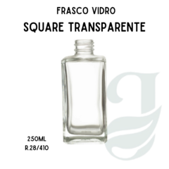 FRASCO VD 250ml R.28/410 SQUARE TRANSP