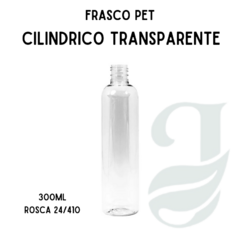 FRASCO PET 300ml R.24/410 CILIN TRANSP