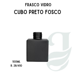FRASCO VD 100ml R.28/410 CUBO PRETO FOSCO