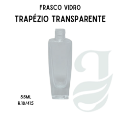 FRASCO VD 55ml R.18/415 TRAPÉZIO TRANSP