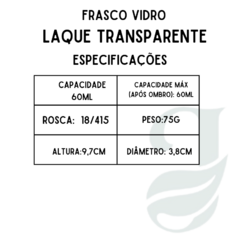 FRASCO VD 60ml R.18/415 LAQUE TRANSP - comprar online