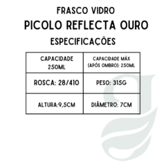 FRASCO VD 250ml R.28/410 CUBO DEGRADE PRETO AZULADO - comprar online