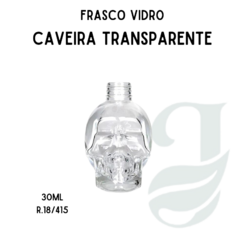 FRASCO VD 30ml R.18/415 CAVEIRA TRANSP