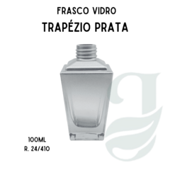 FRASCO VD 100ml R.24/410 TRAPEZIO PRATA