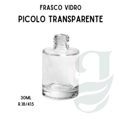 FRASCO VD 30ml R.18/410 PICOLO CILIN TRANSP