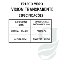 FRASCO VD 30ml R.18/415 VISION TRANSP - comprar online