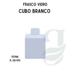 FRASCO VD 100ml R.28/410 CUBO BRANCO