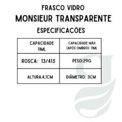 FRASCO VD 11ml R.13/415 MONSIEUR TRANSP - comprar online