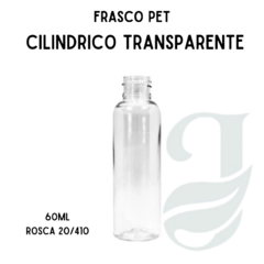 FRASCO PET 60ml R.20/410 CILIN TRANSP