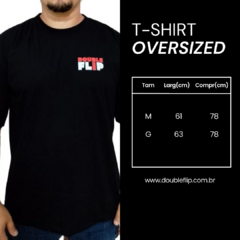 Camiseta Oversized Black -Double Flip na internet