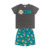 Conjunto short camiseta ocean baleia - comprar online