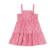 Vestido regata leques rosa rosa cl - comprar online