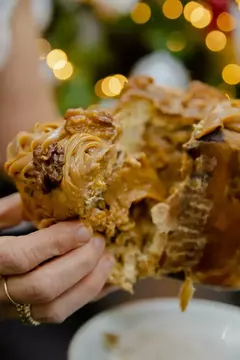 Panetone de Doce de leite com nozes na internet