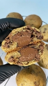 COOKIE DE BAUNILHA RECHEADO COM NUTELLA E GOTAS DE CHOCOLATE