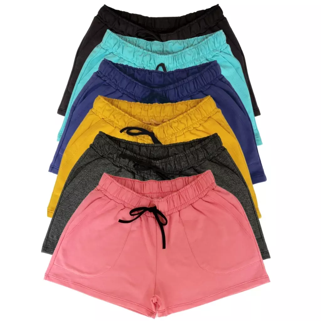 Short Feminino Love Veludo Casual Modelo Tipo Shortinho Curto