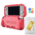 Capa Nintendo Switch Lite Vermelha EVA + 4 Grips + Película