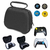 Case Estojo Controle Nintendo Switch Pro PS4 PS5 Alça Mão Bolsa Rígida + 4 Grips Analógicos Zelda