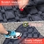 Colchonete inflável com travesseiro camping com bomba azul na internet