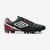 Chuteira Campo Umbro Attak Eternal Preta/Prata/Vermelho