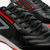 Chuteira Futsal Umbro Pro 5 Bump em Couro Preta/Prata/Coral - loja online