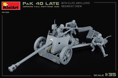 7.5CM PAK 40 Late c/ artilheiros e munição 1/35 - MiniArt 35409 - comprar online