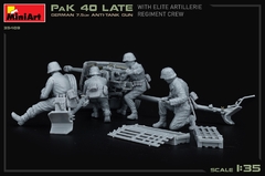 7.5CM PAK 40 Late c/ artilheiros e munição 1/35 - MiniArt 35409 - loja online