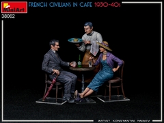 Civis franceses no Café - Anos 30 e 40 1/35 - MiniArt 38062 na internet