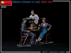 Civis franceses no Café - Anos 30 e 40 1/35 - MiniArt 38062 - Hey Hobby - Modelismo Extraordinário