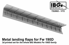 Flaps de Metal Fw 190D 1/72 - IBG 72U002