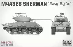 M4A3E8 Sherman "Easy Eight" 1/16 - Andy Hobby HQ 001 - Hey Hobby - Modelismo Extraordinário