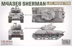 M4A3E8 LATE Sherman "Easy Eight" Segunda Guerra / Coréia 1/16 - Andy Hobby HQ 004 - comprar online