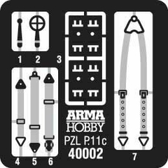 PZL P.11c 1/48 - Arma Hobby 40002 - loja online
