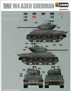M4A3E8 Sherman "Easy Eight" 1/16 - Andy Hobby HQ 001 - comprar online