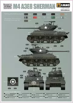 M4A3E8 Sherman "Easy Eight" 1/16 - Andy Hobby HQ 001 na internet