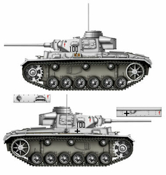 Panzer III Ausf. J 3 em 1 1/16 - Das Werk 16002 - loja online
