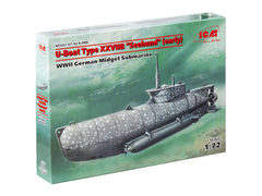 U-Boat Type XXVIIB “Seehund” (early) 1/72 - ICM S.006 - Hey Hobby - Modelismo Extraordinário