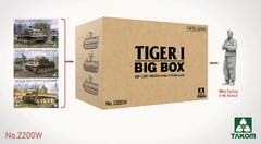TIGER I c/ figura Otto Carius- BIG BOX Triplo Combo 1/35 - Takom 2200W