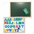 Imagem do Kit Lousa Infantil Dupla Face Quadro Branco Verde Letras Magnéticas Giz