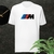 Camiseta BMW - Logo Red/blue Motorrad Branca