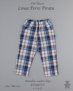 PANTALON CUADROS BOYS 4234022