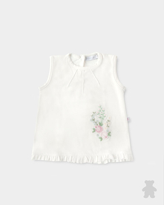 MUSCULOSA BORDADA FLOWERS 4538005